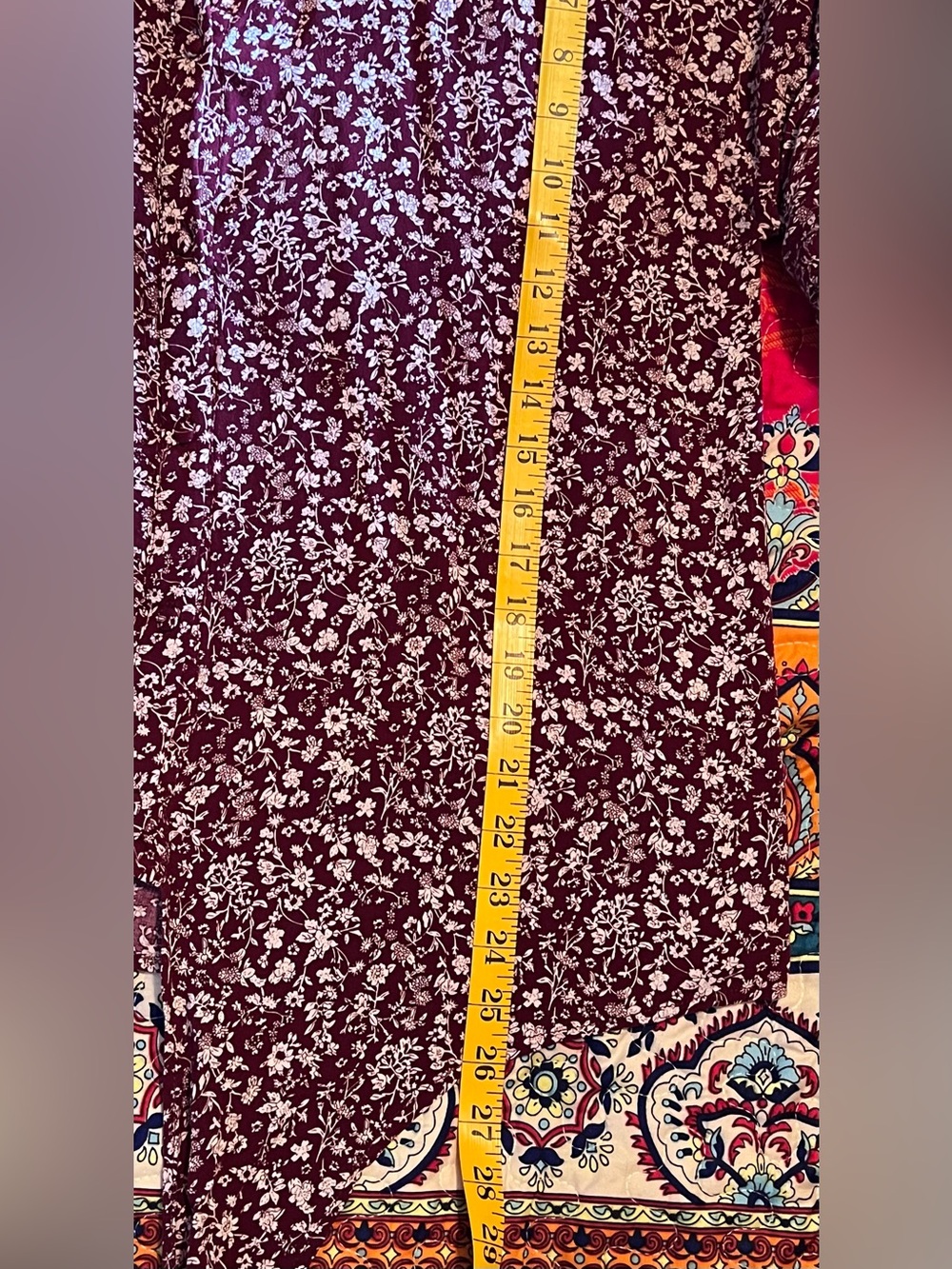 JODIFL Floral Tie-Front Button Down Shirt Size Large Romantic Boho Cottagecore - Picture 12 of 12